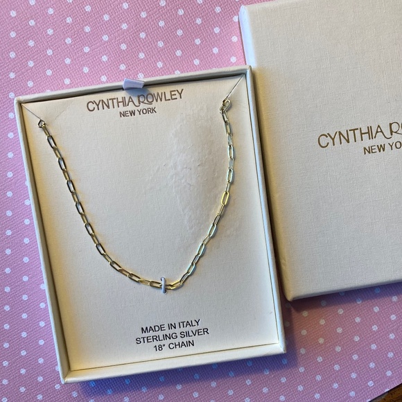 Sterling Paper Clip 18" Necklace - Picture 1 of 3